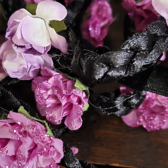 Headband with small flowers - Picture 8 of 8